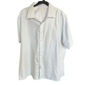 J. Hilburn Men's Custom Made Button Up Dress Shirt Non-iron 100% Cotton Sz 4X